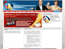 Tablet Screenshot of filipinoentrepreneurs.org